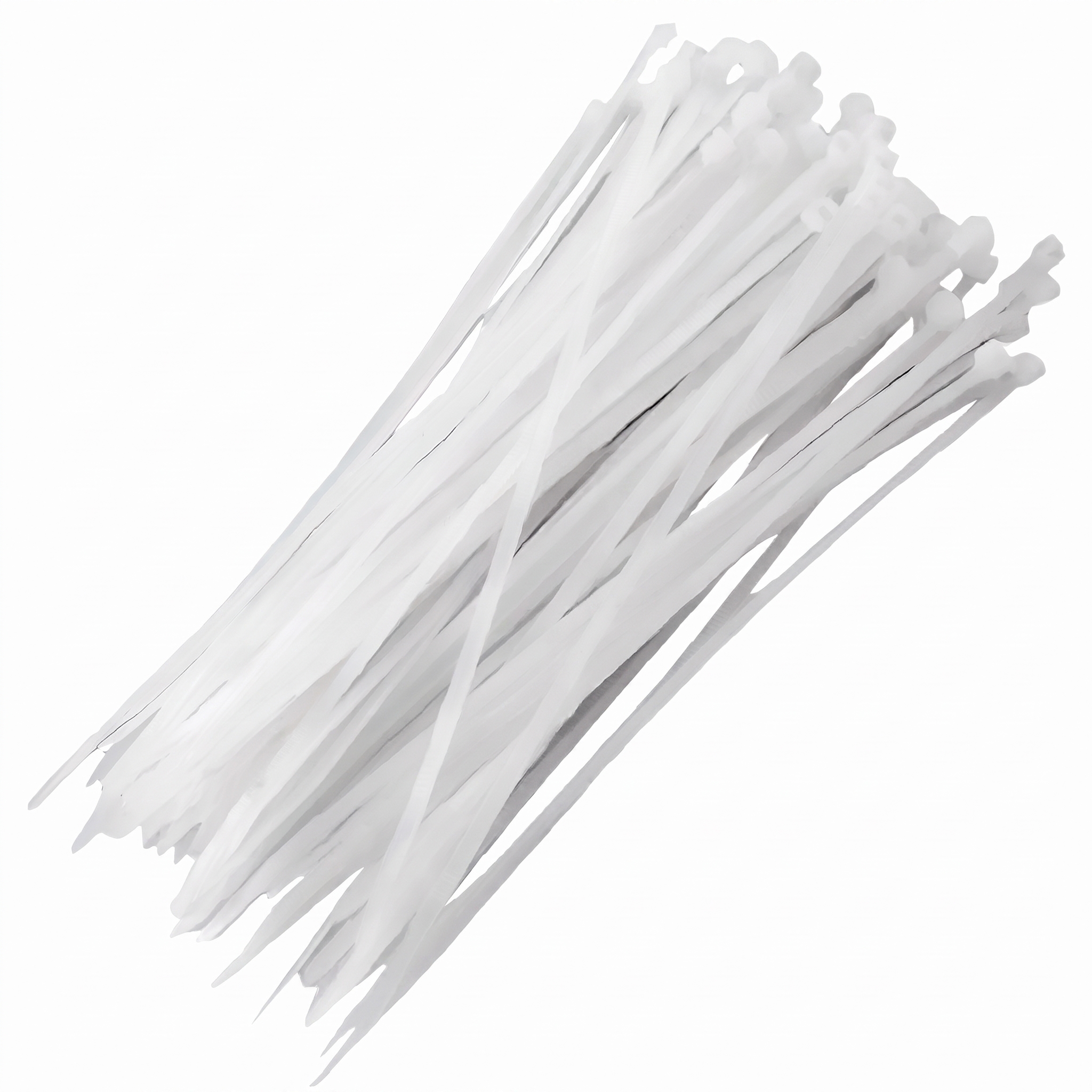 100 Abraçadeiras Nylon 7,4mm 23cm Branca - DPaula - DP7.214B