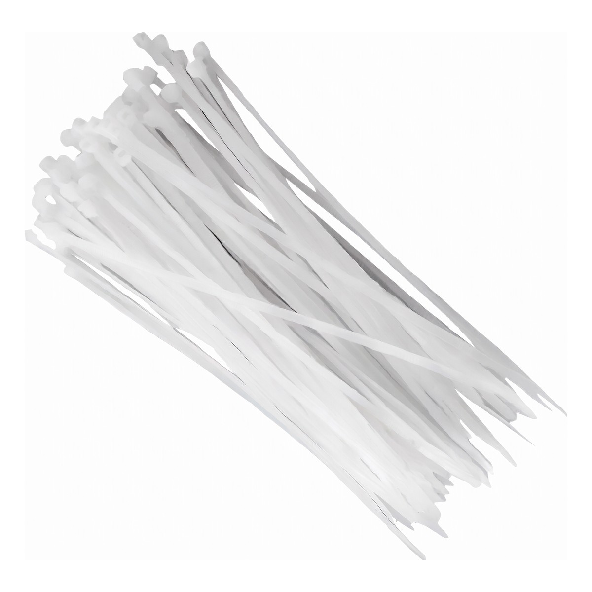 100 Abraçadeiras Nylon 7,4mm 23cm Branca - DPaula - DP7.214B