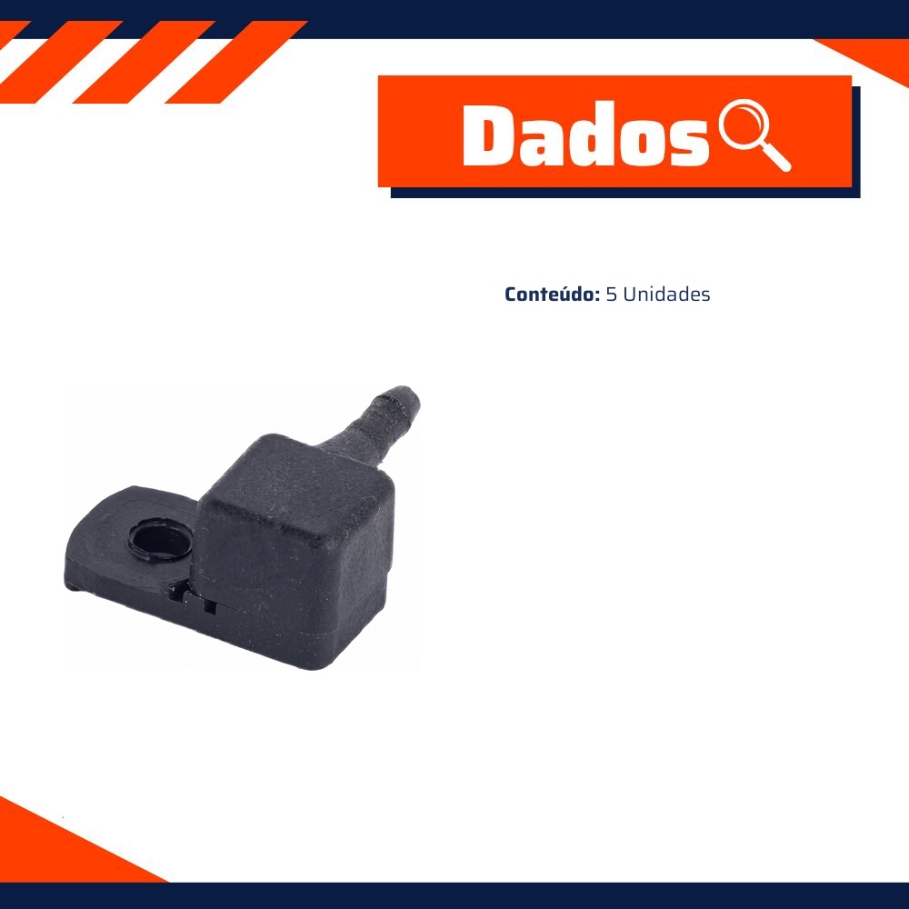 5 Esguichos Água Limpador Brucutu - DPaula - DP7.636