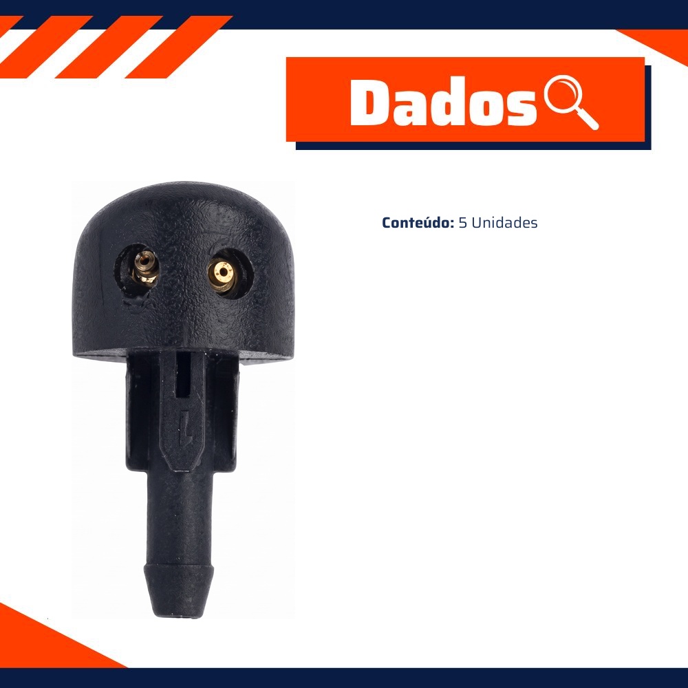 5 Esguichos Água Limpador Brucutu - DPaula - DP7.642