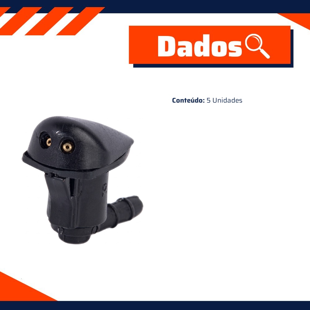 5 Esguichos Água Limpador Brucutu - DPaula - DP7.643