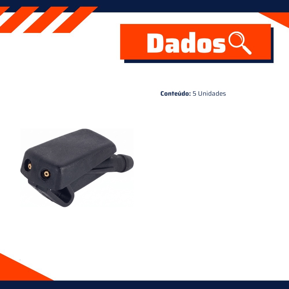 5 Esguichos Água Limpador Brucutu - DPaula - DP7.437