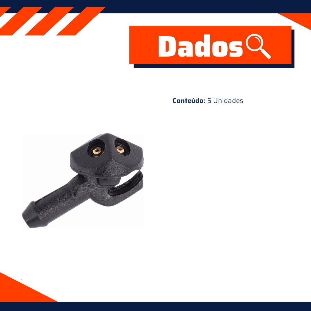 5 Esguichos Água Limpador Brucutu - DPaula - DP7.442