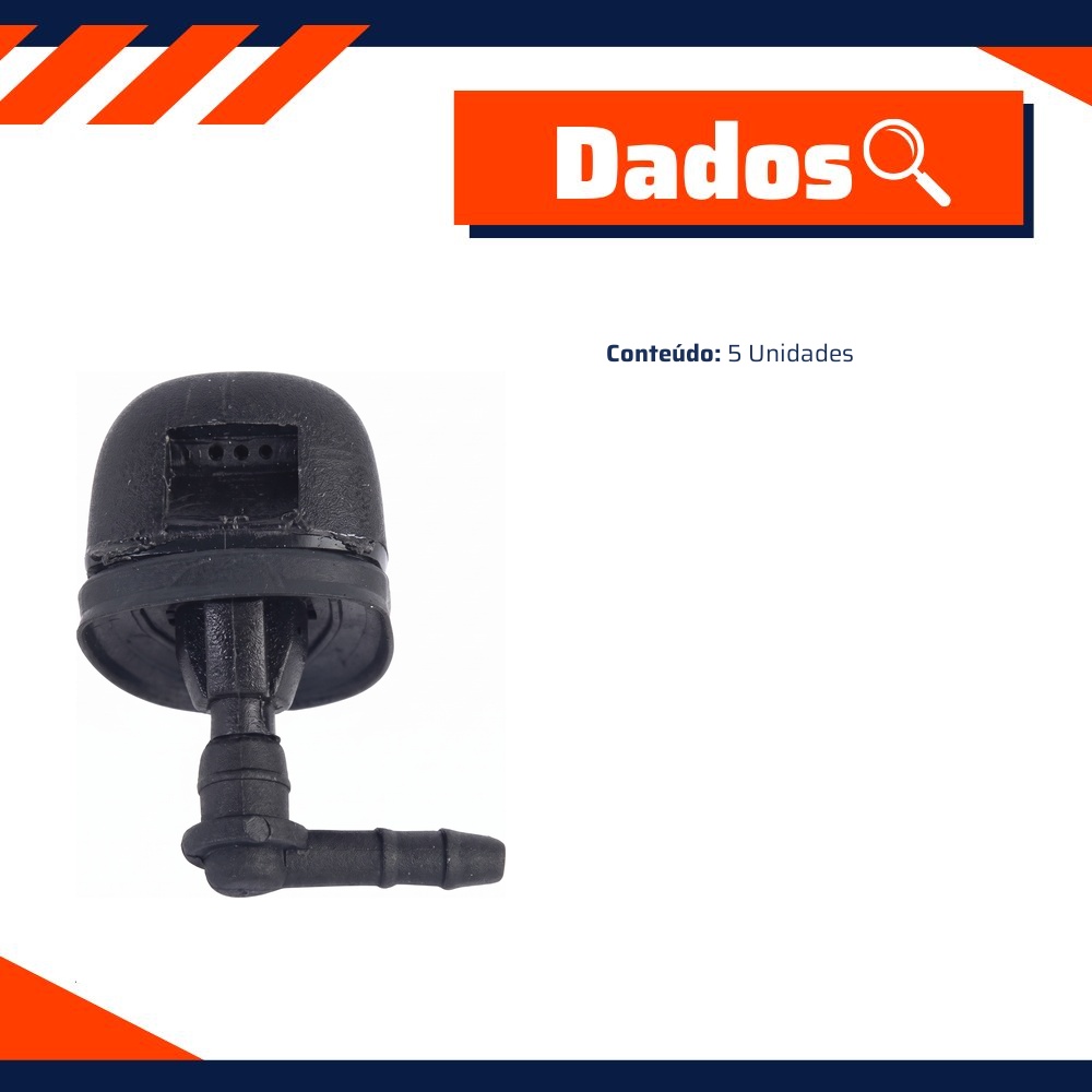 5 Esguichos Água Limpador Brucutu - DPaula - DP7.640