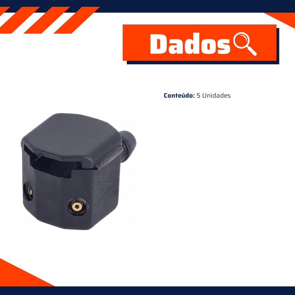 5 Esguichos Água Limpador Brucutu - DPaula - DP7.635