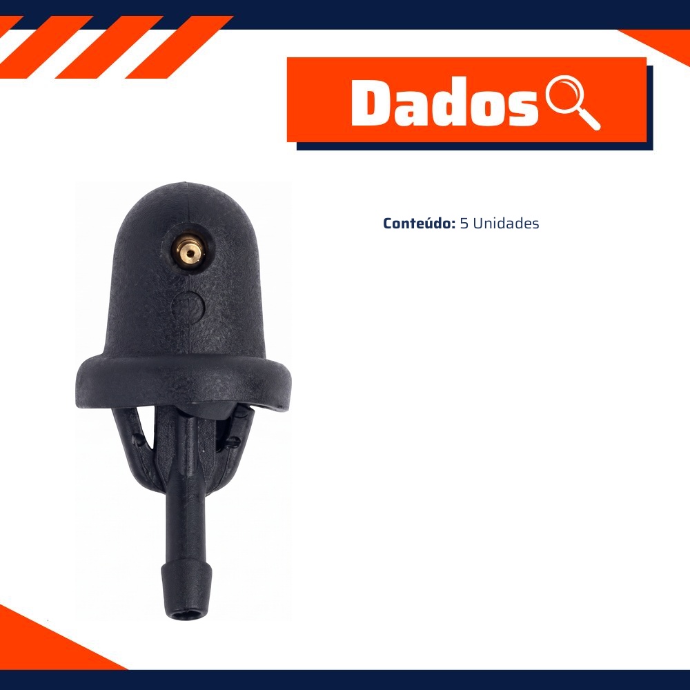 5 Esguichos Água Limpador Brucutu - DPaula - DP7.639