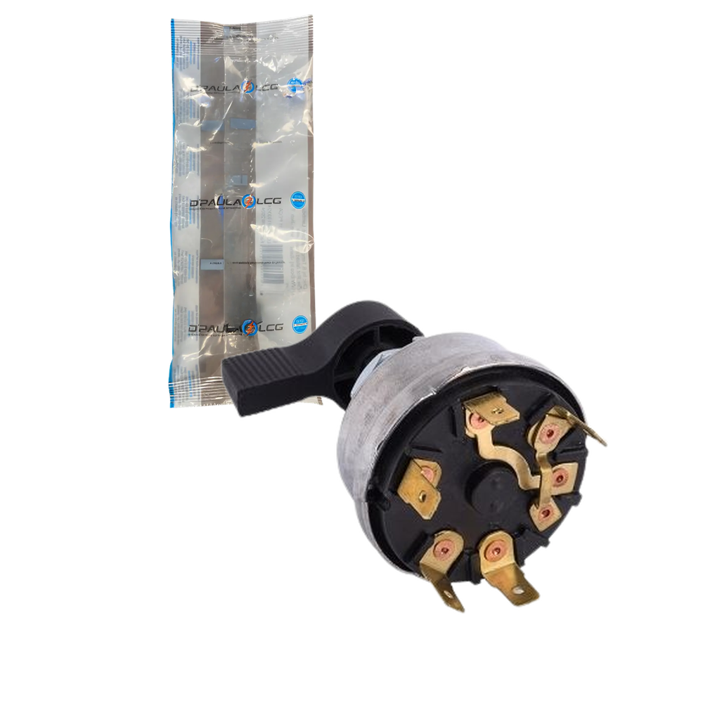 Chave Luz 5 Pinos 6 Posições 14mm - DPaula - LCG1081