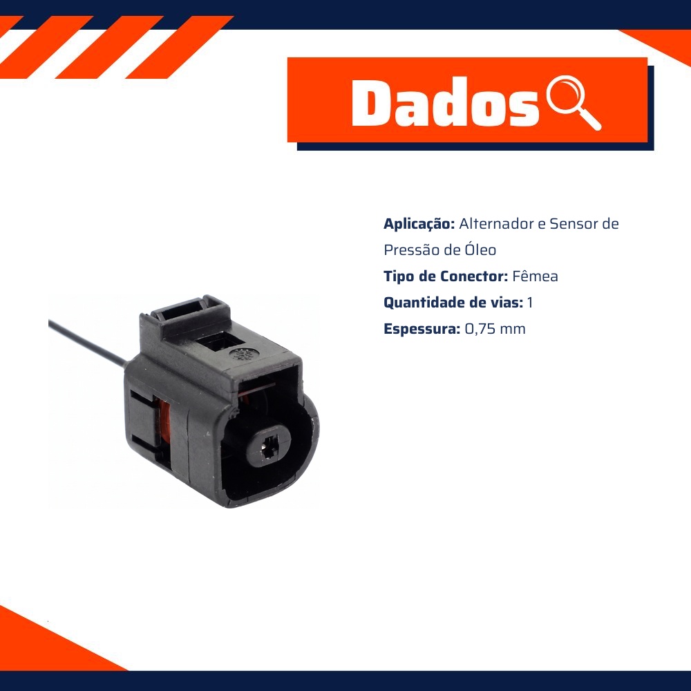 Chicote Alternador Sensor Pressão Óleo - DPaula - DP1.5111