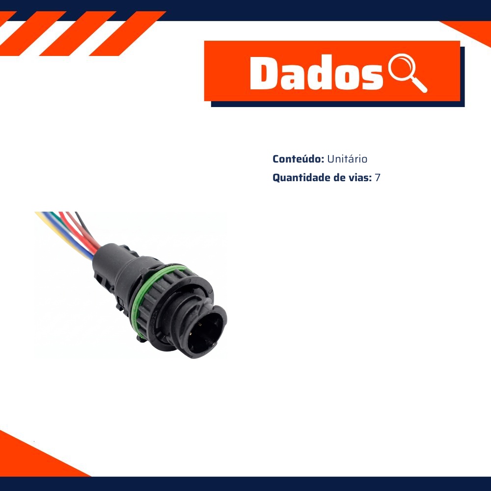 Chicote Baioneta Buzina Lanterna Interruptor para 124 - DPaula - DP7.9665