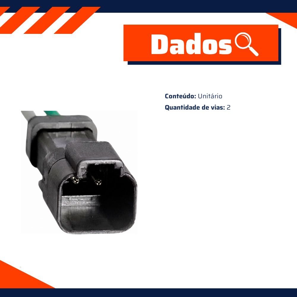 Chicote Reparo 2 Vias Macho - DPaula - DP2.9441