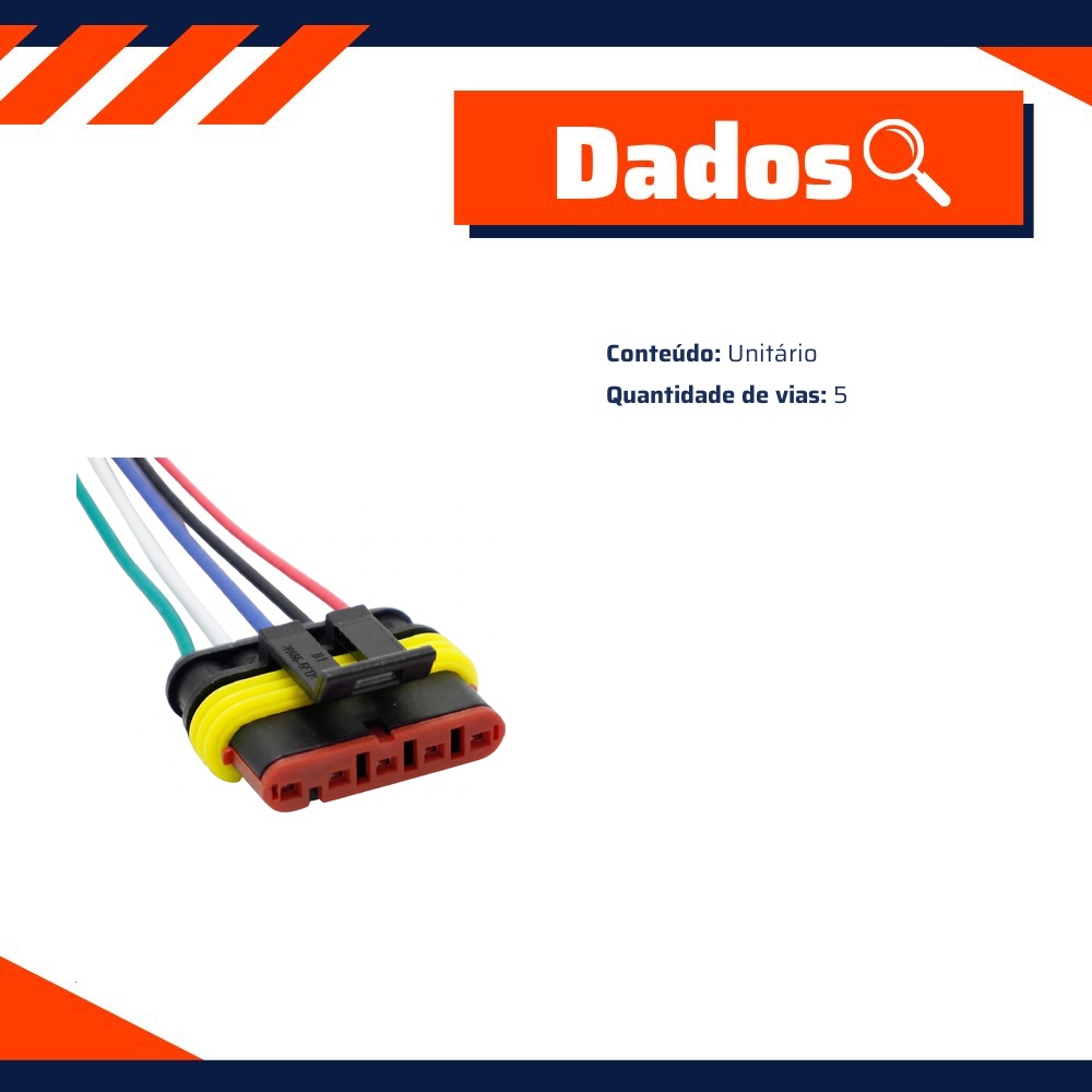 Chicote Reparo 5 Vias - DPaula - DP5.7760