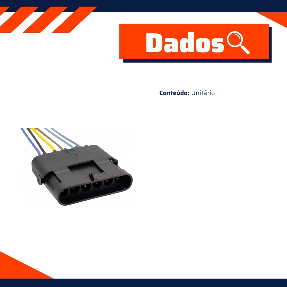 Chicote Reparo 6 Vias - DPaula - DP6.9750