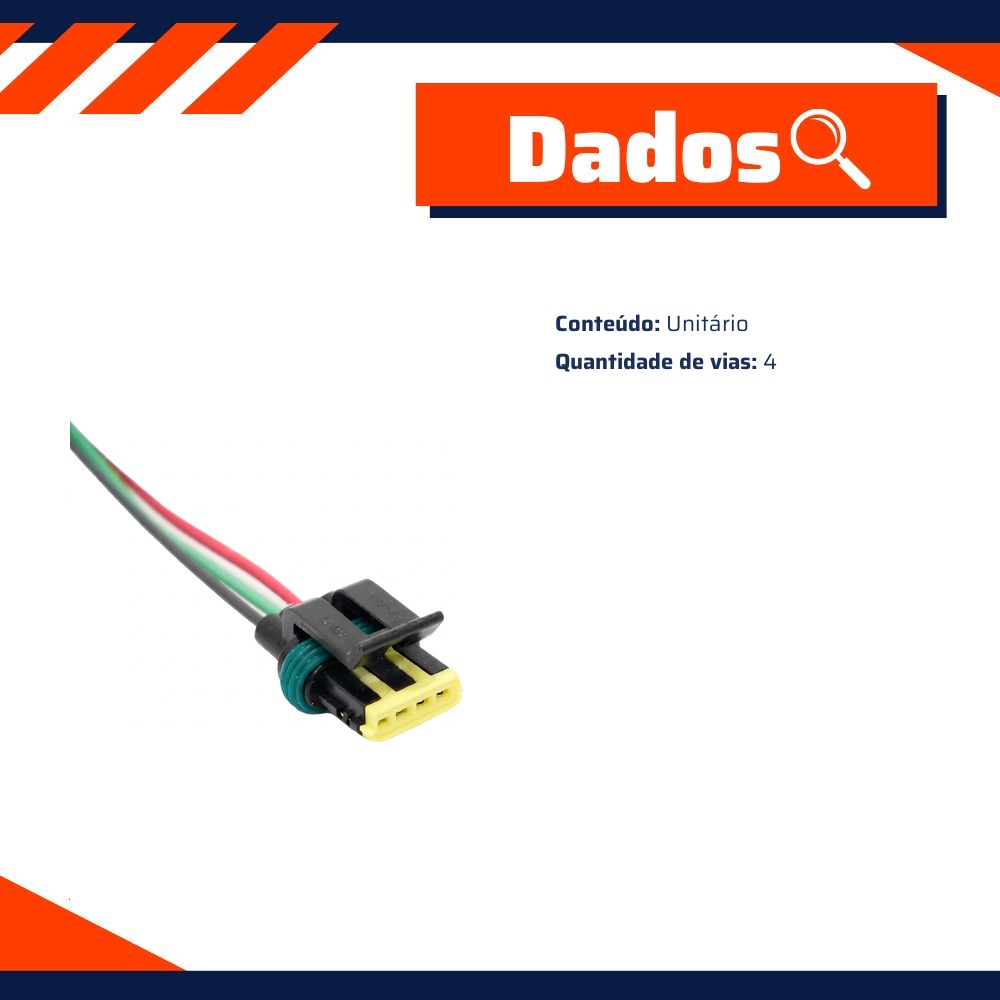Chicote Sensor Fluxo Ar - DPaula - DP4.7742