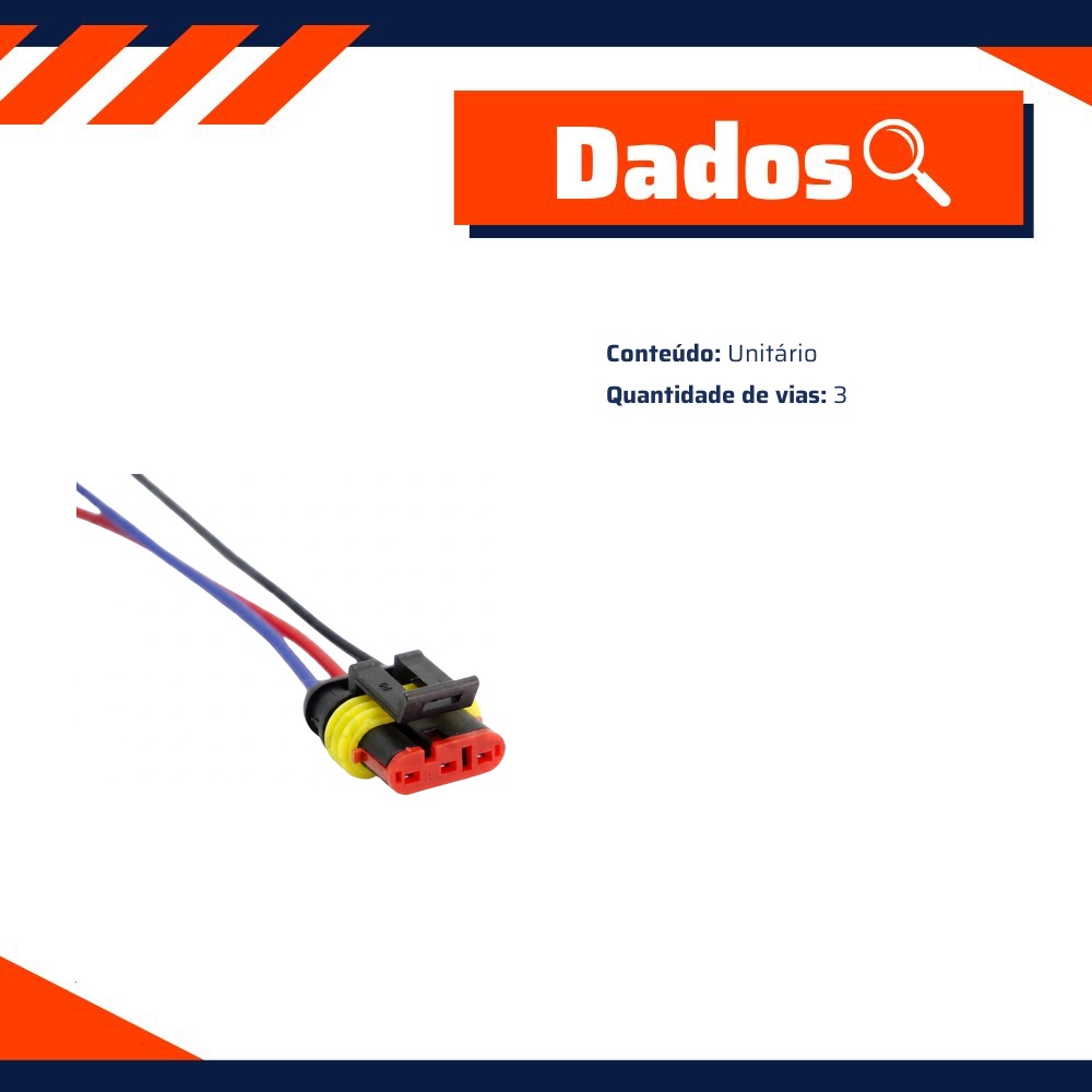 Chicote Sensor Posição Borboleta TPS - DPaula - DP3.7735