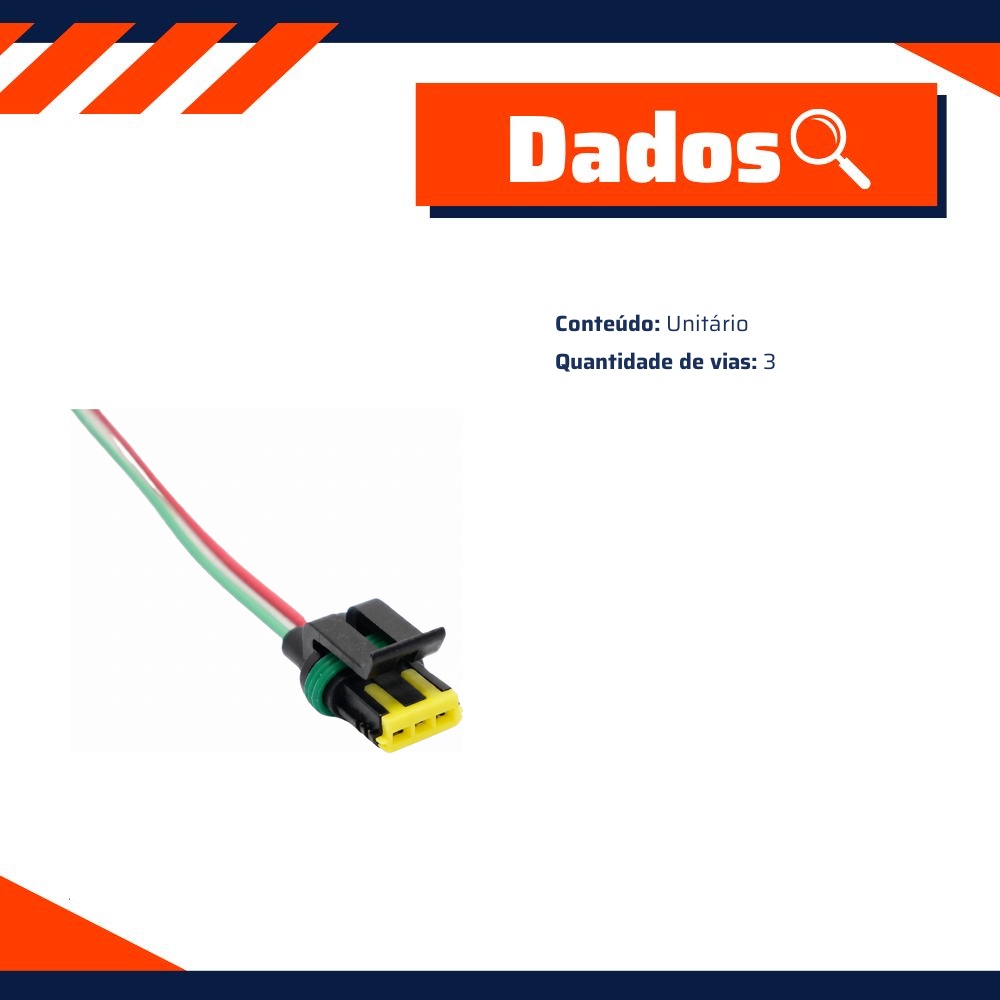 Chicote Sensor Posição Borboleta TPS - DPaula - DP3.7733