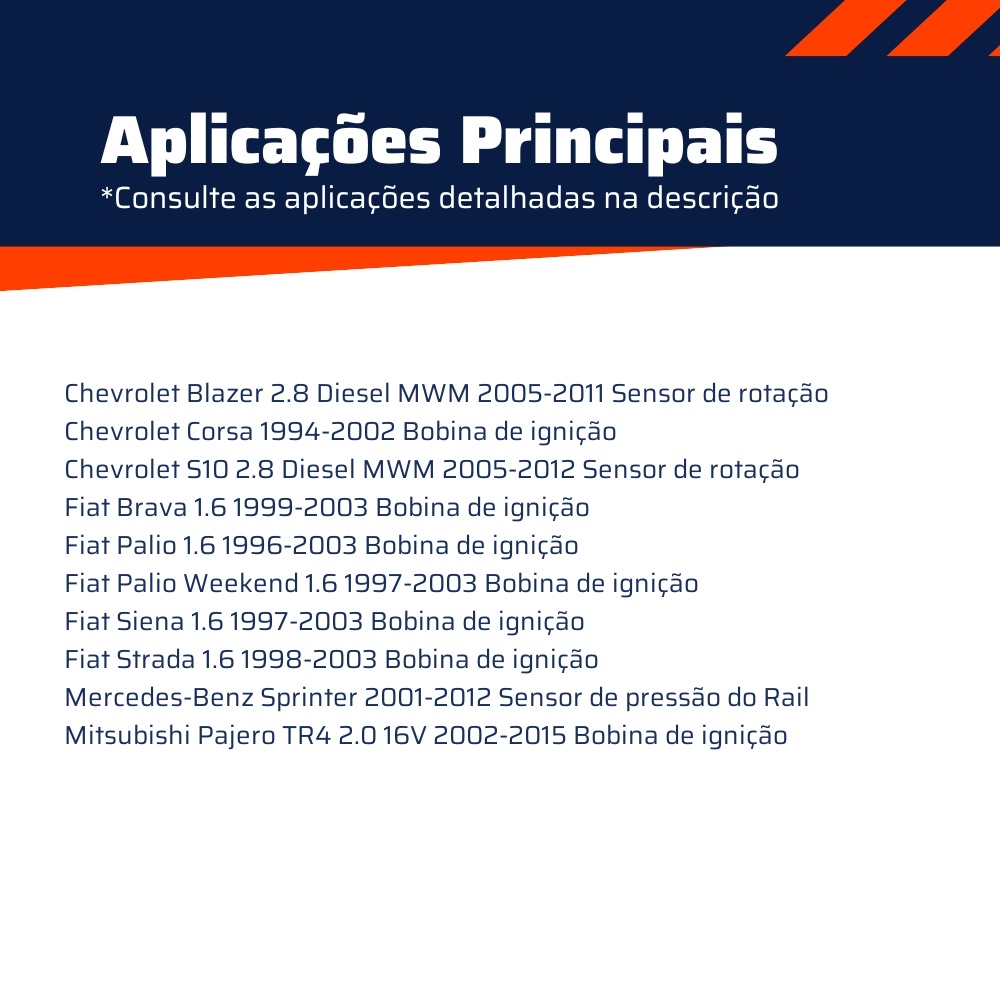 Chicote Sensor Rotação - DPaula - DP3.7892