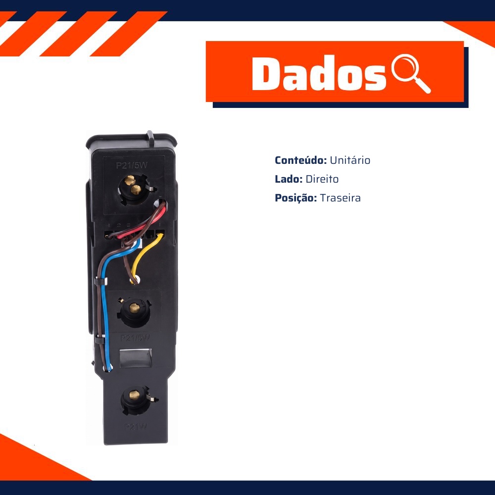 Circuito Adaptável Lanterna Traseira Direita - DPaula - DP2.307