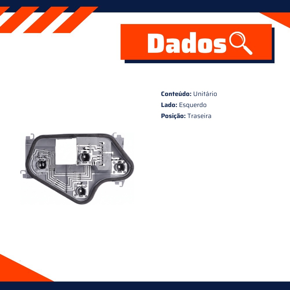 Circuito Impresso Lanterna Traseira Esquerda - DPaula - DP7.622