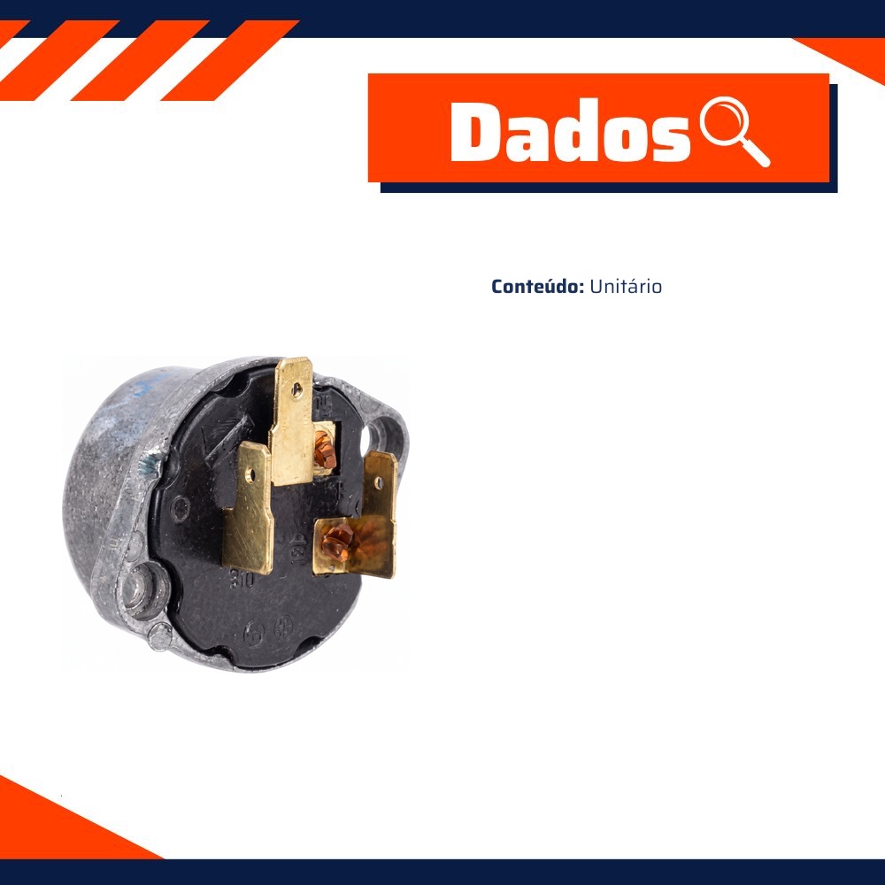 Comutador Ignição para Kombi - DPaula - LCG1106