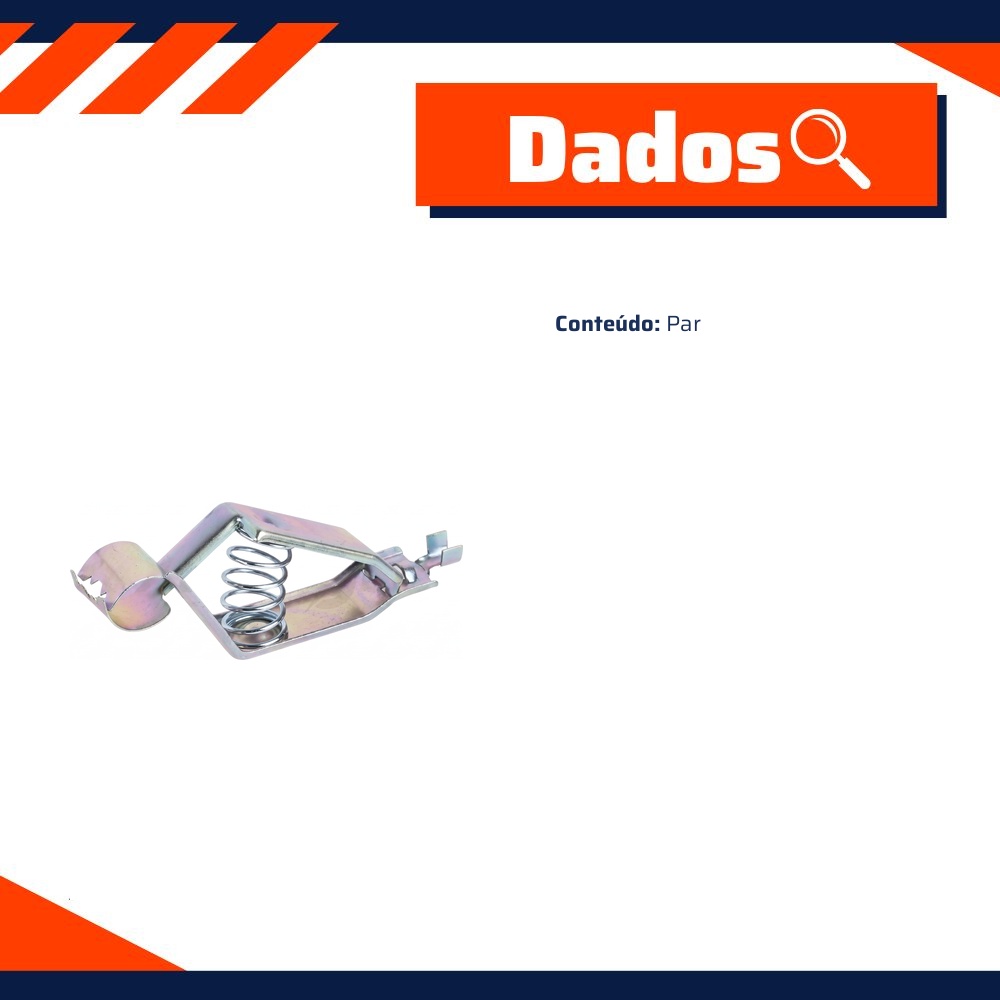 Par Garra Bateria Grande 100 Ah - DPaula - DP5.033