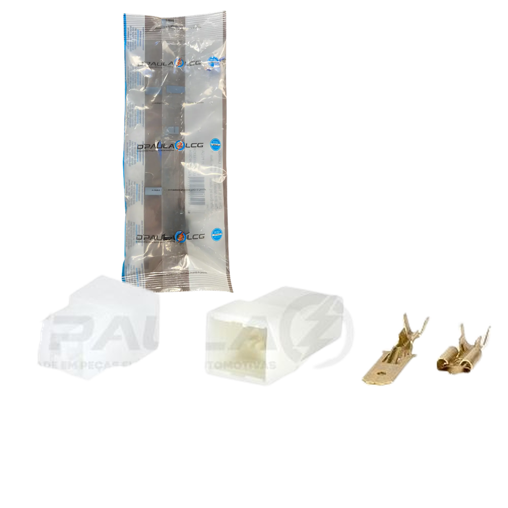 Kit Conector Terminal 2 Vias Paralelo - DPaula - DP7.205