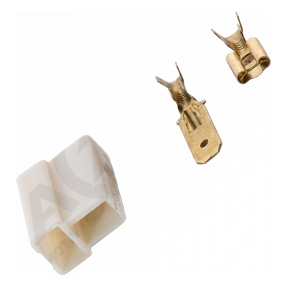 Kit Conector Terminal 2 Vias T 6,3mm - DPaula - DP7.206
