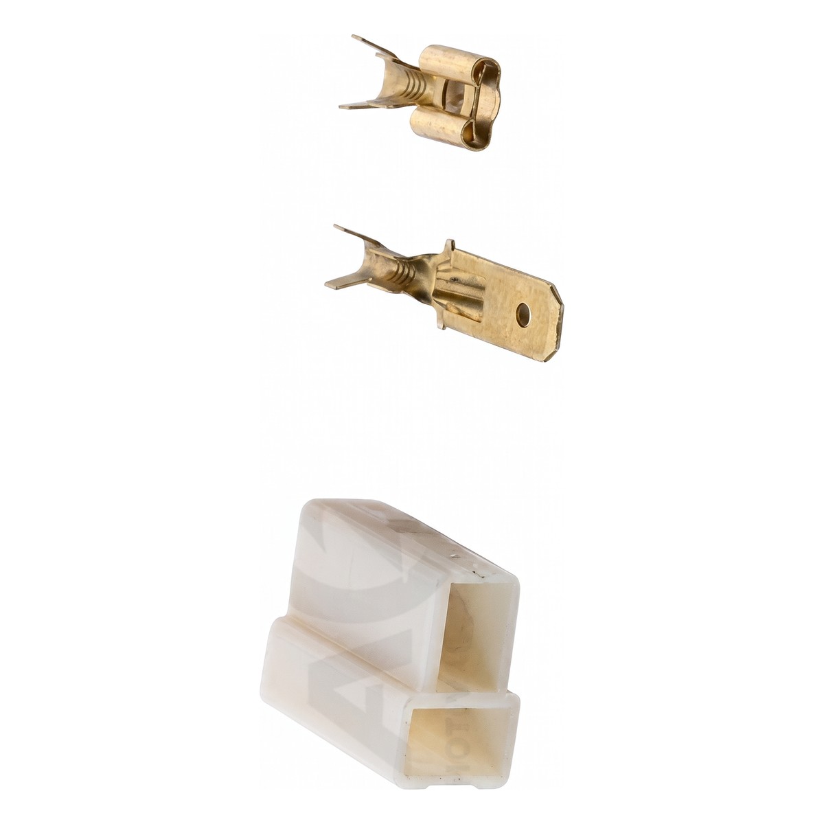 Kit Conector Terminal 2 Vias T 6,3mm - DPaula - DP7.206
