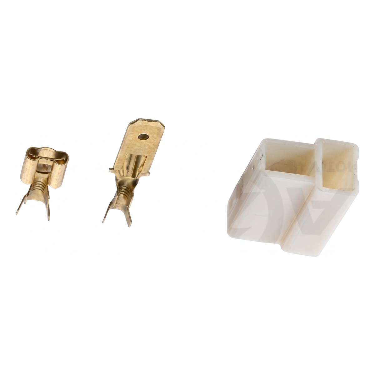 Kit Conector Terminal 2 Vias T 6,3mm - DPaula - DP7.206