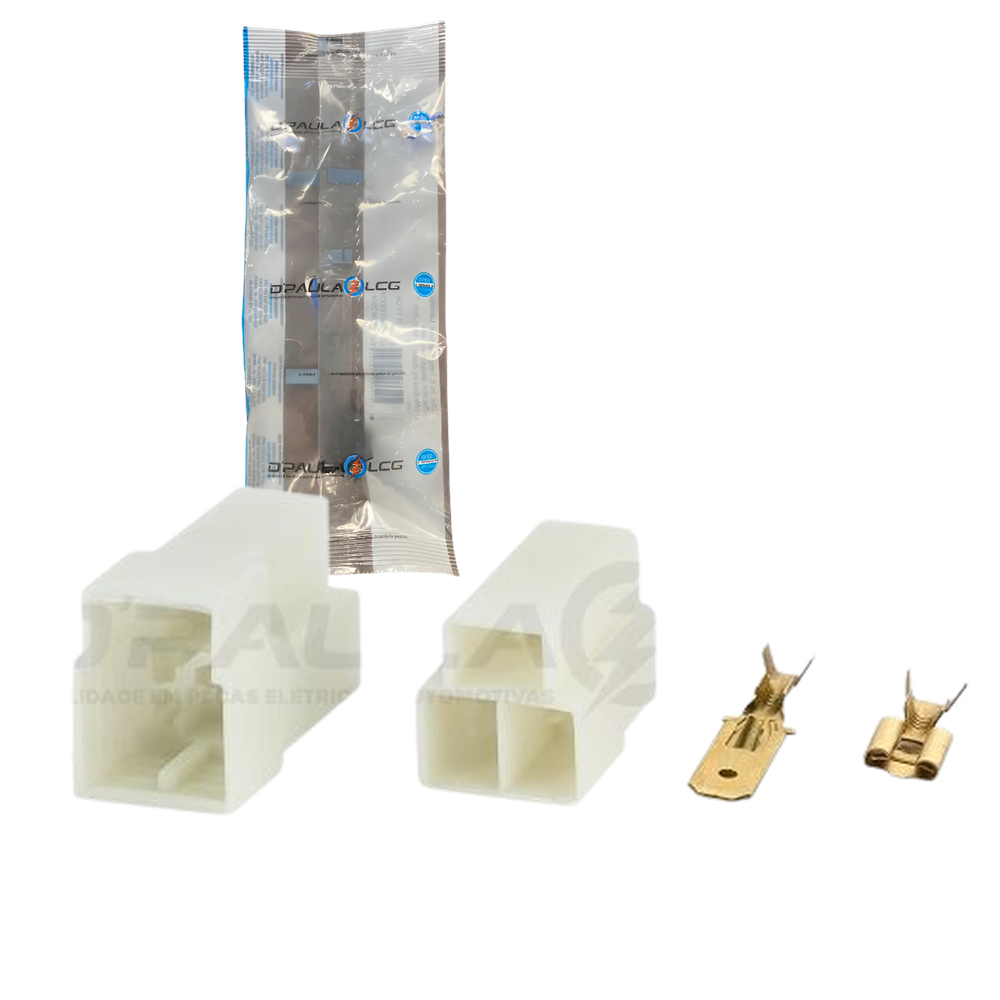 Kit Conector Terminal 3 Vias - DPaula - DP7.207