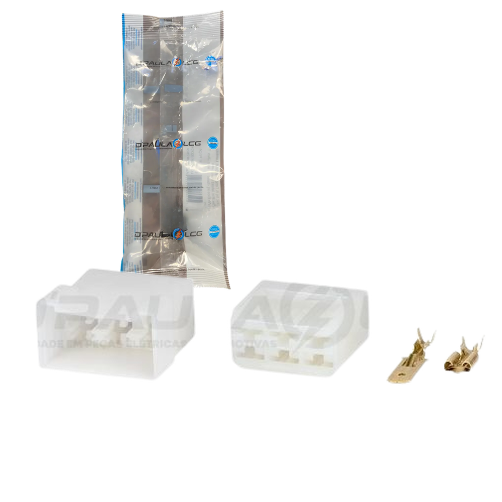 Kit Conector Terminal 6 Vias - DPaula - DP7.210