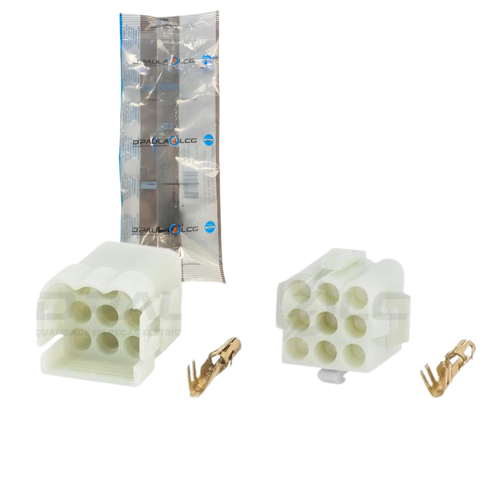 Kit Conector Terminal Hyloc 9 Vias - DPaula - DP7.213