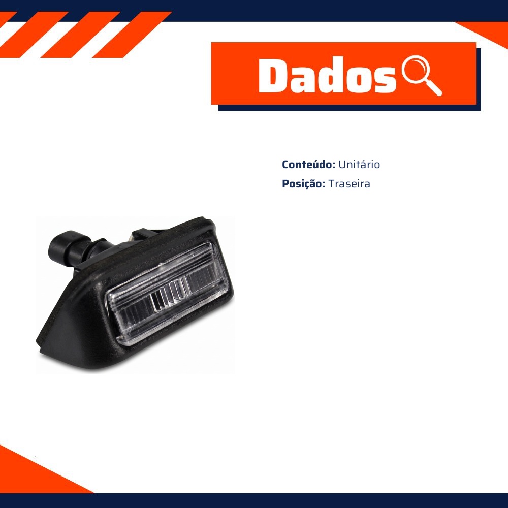 Lanterna Placa - DPaula - DP7.373C