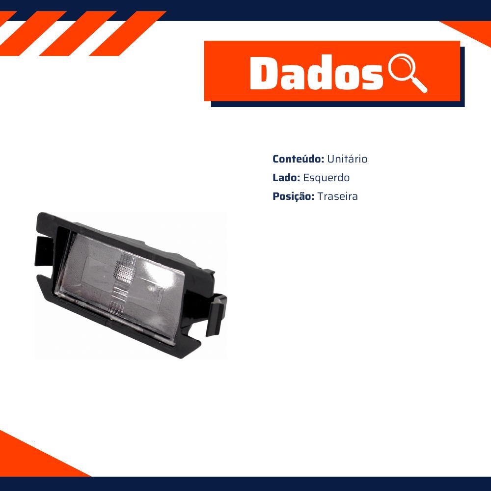 Lanterna Placa - DPaula - DP7.706