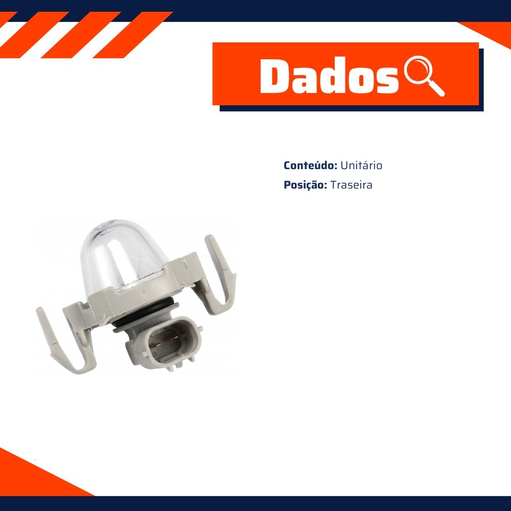Lanterna Placa para Hilux - DPaula - DP7.708C