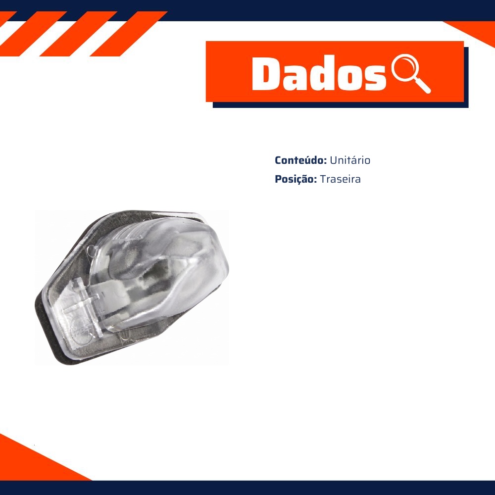 Lanterna Placa - DPaula - DP7.711