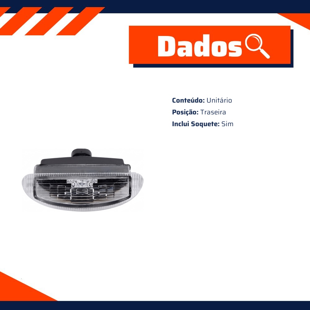 Lanterna Placa com Soquete - DPaula - DP7.389