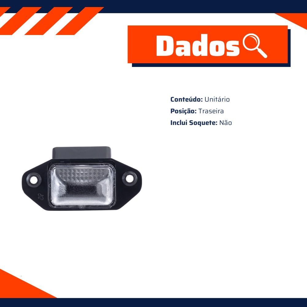 Lanterna Placa sem Soquete - DPaula - DP3.001