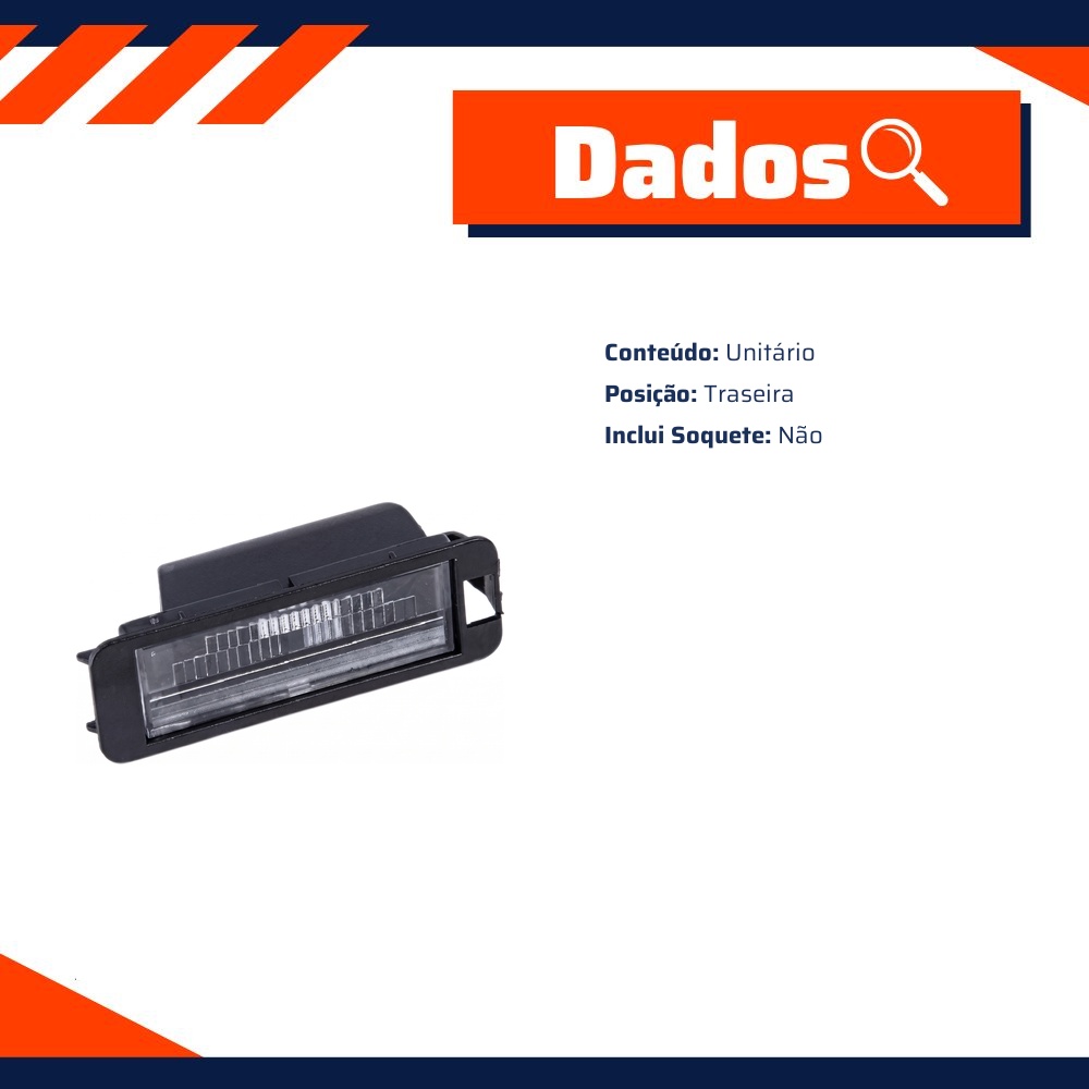 Lanterna Placa sem Soquete - DPaula - DP3.363