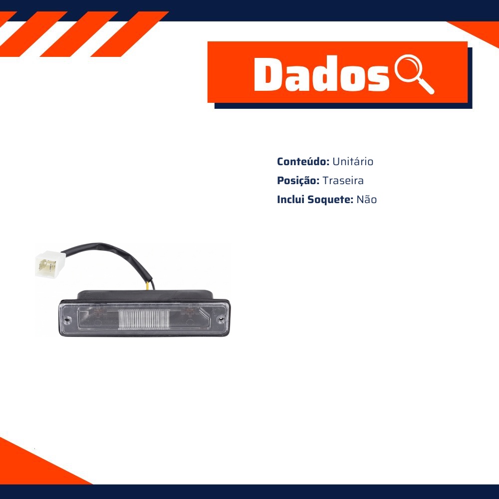 Lanterna Placa sem Soquete - DPaula - DP3.118