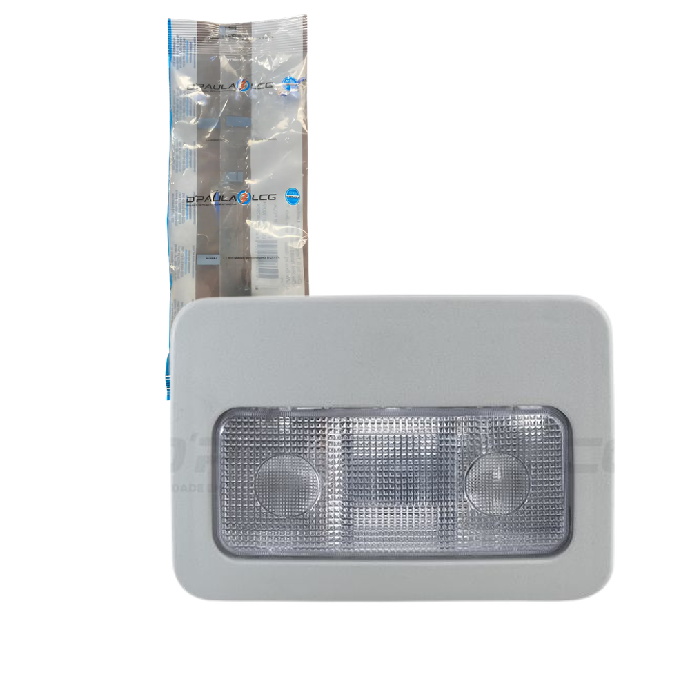 Lanterna Teto Moldura Cinza Claro - DPaula - DP1.011