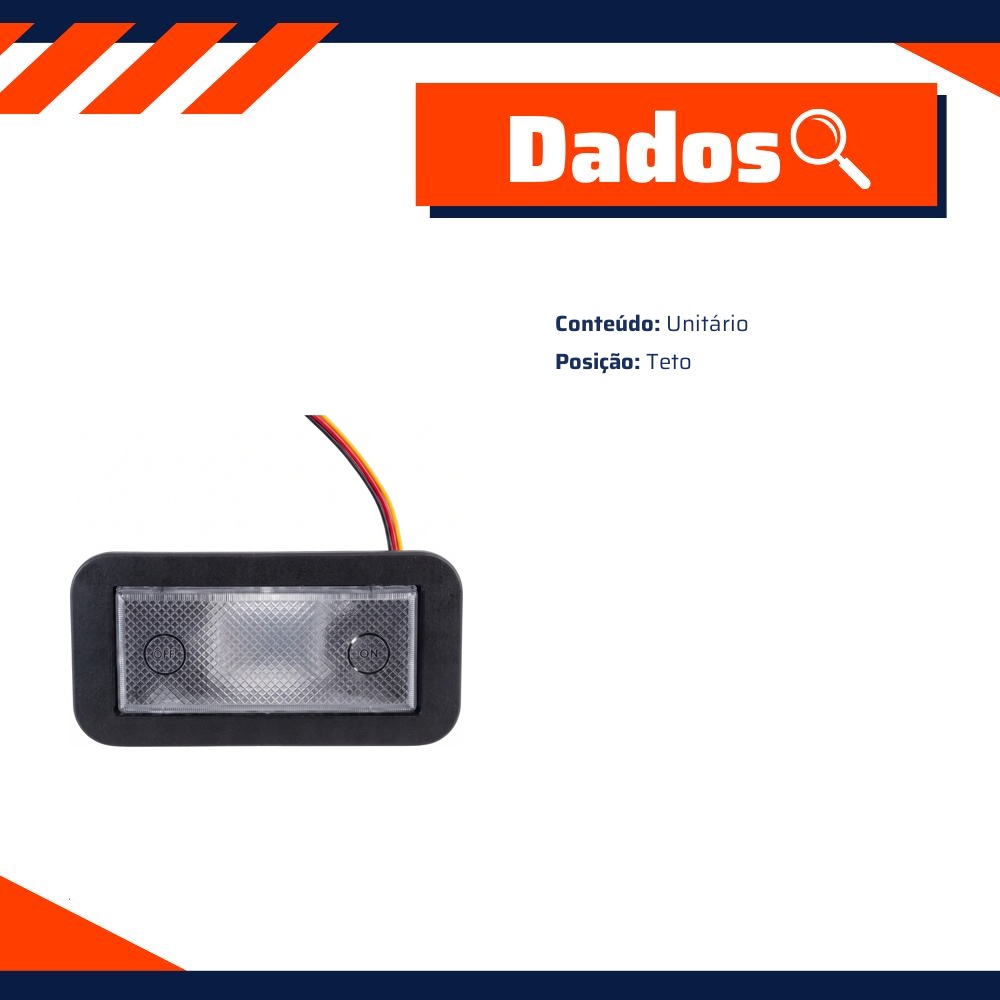 Lanterna Teto Moldura Preta - DPaula - DP1.009