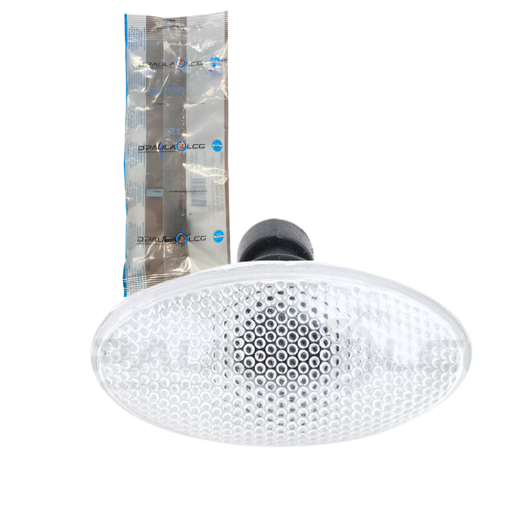 Lanterna Lateral com Soquete Cristal - DPaula - DP7.402CR