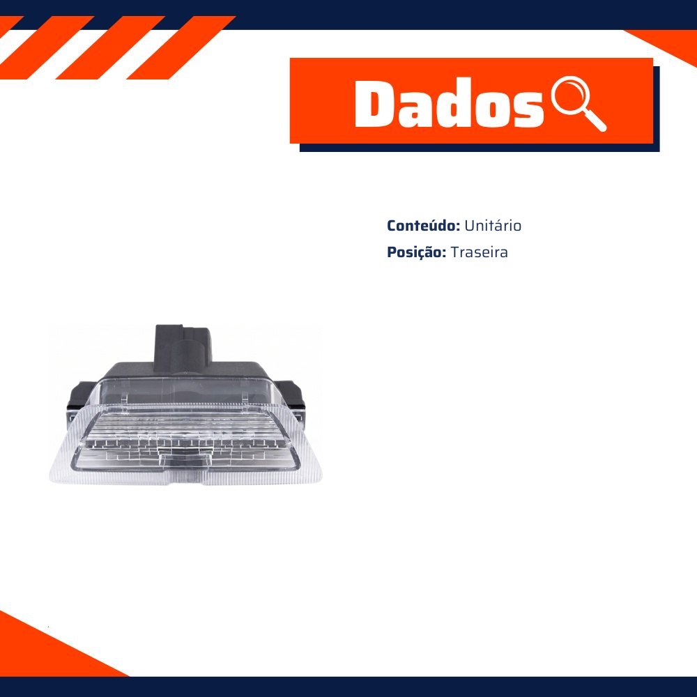 Lanterna Placa para Astra - DPaula - DP3.121