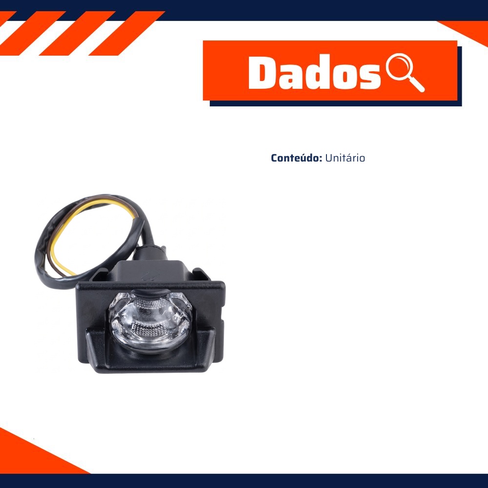 Lanterna Placa com Chicote - DPaula - DP3.114C