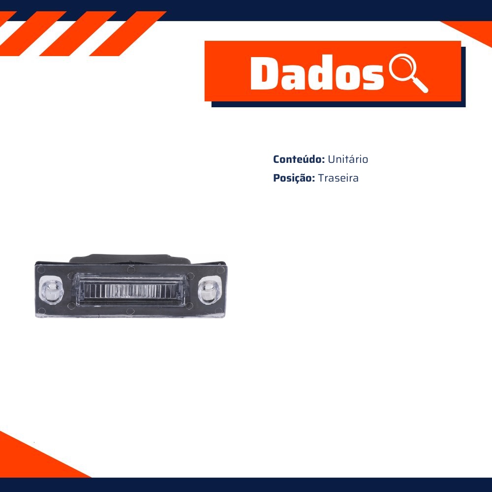 Lanterna Placa para Stilo - DPaula - DP7.411
