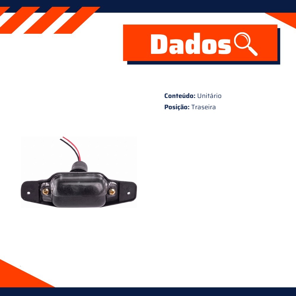 Lanterna Placa - DPaula - DP7.387