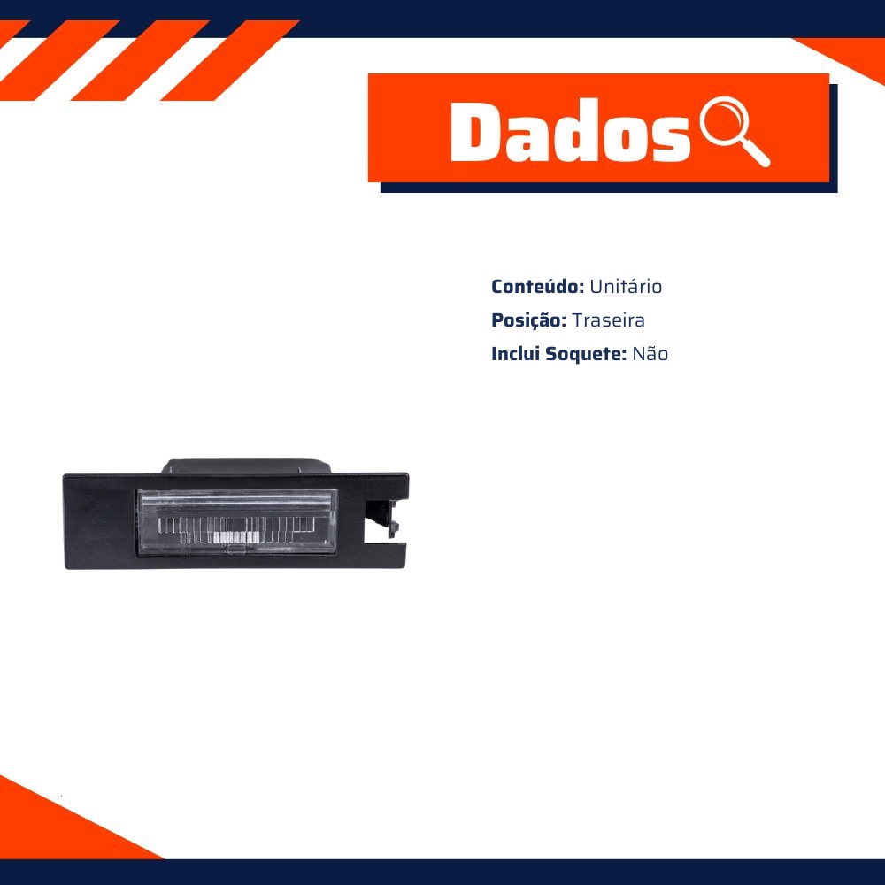 Lanterna Placa sem Soquete - DPaula - DP3.379