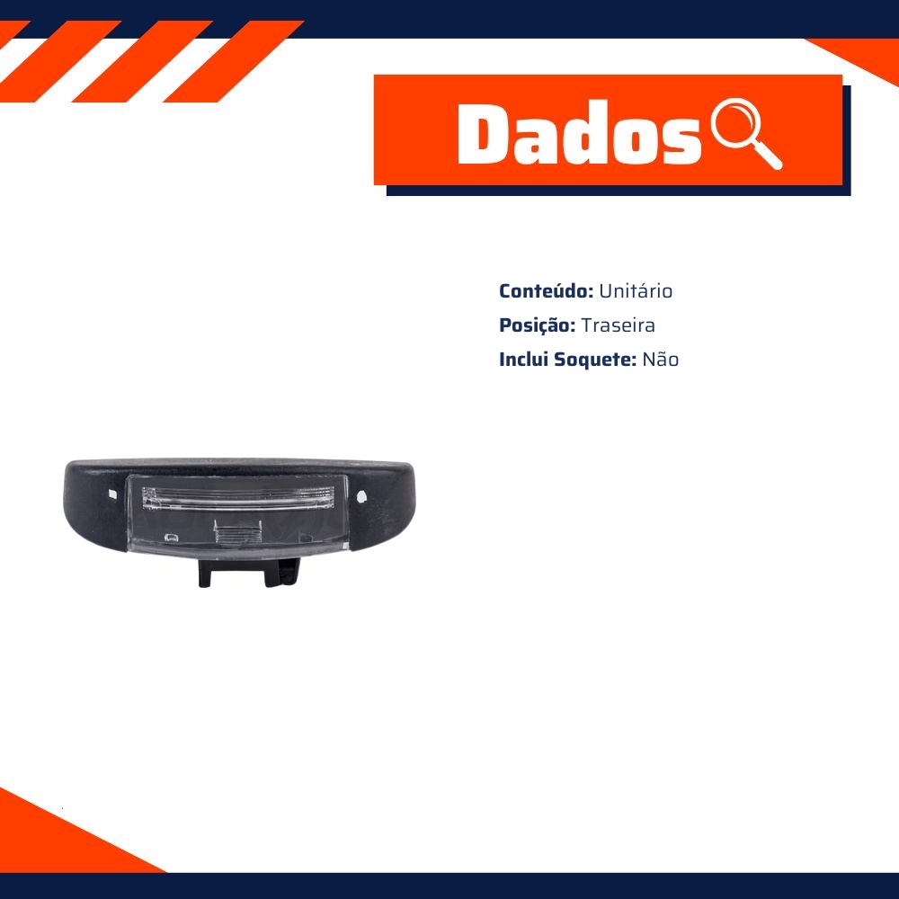 Lanterna Placa sem Soquete - DPaula - DP7.380