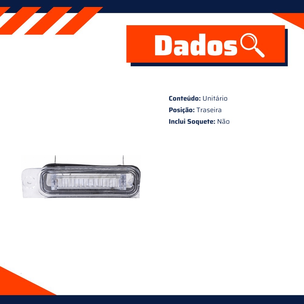 Lanterna Placa sem Soquete - DPaula - DP3.120