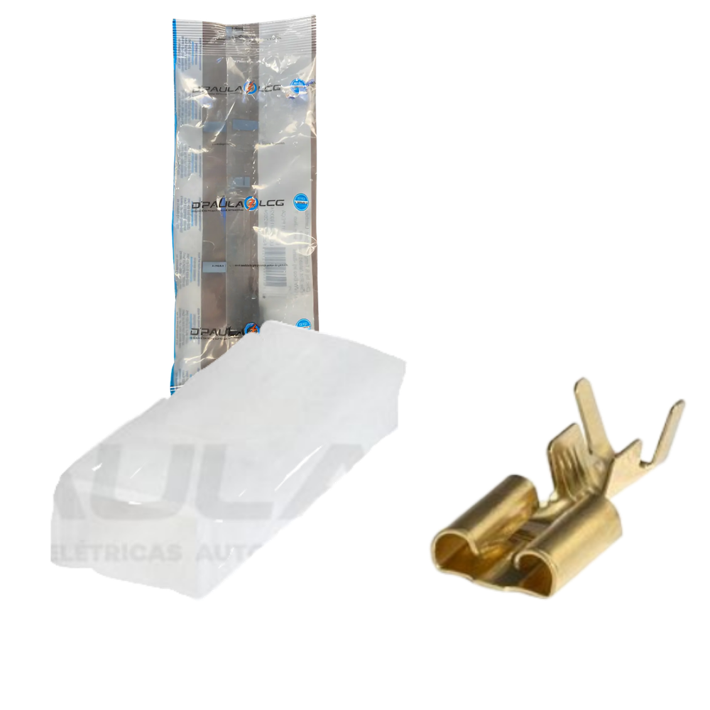 Kit Luva Terminal Fêmea 6,3mm - DPaula - DP7.199
